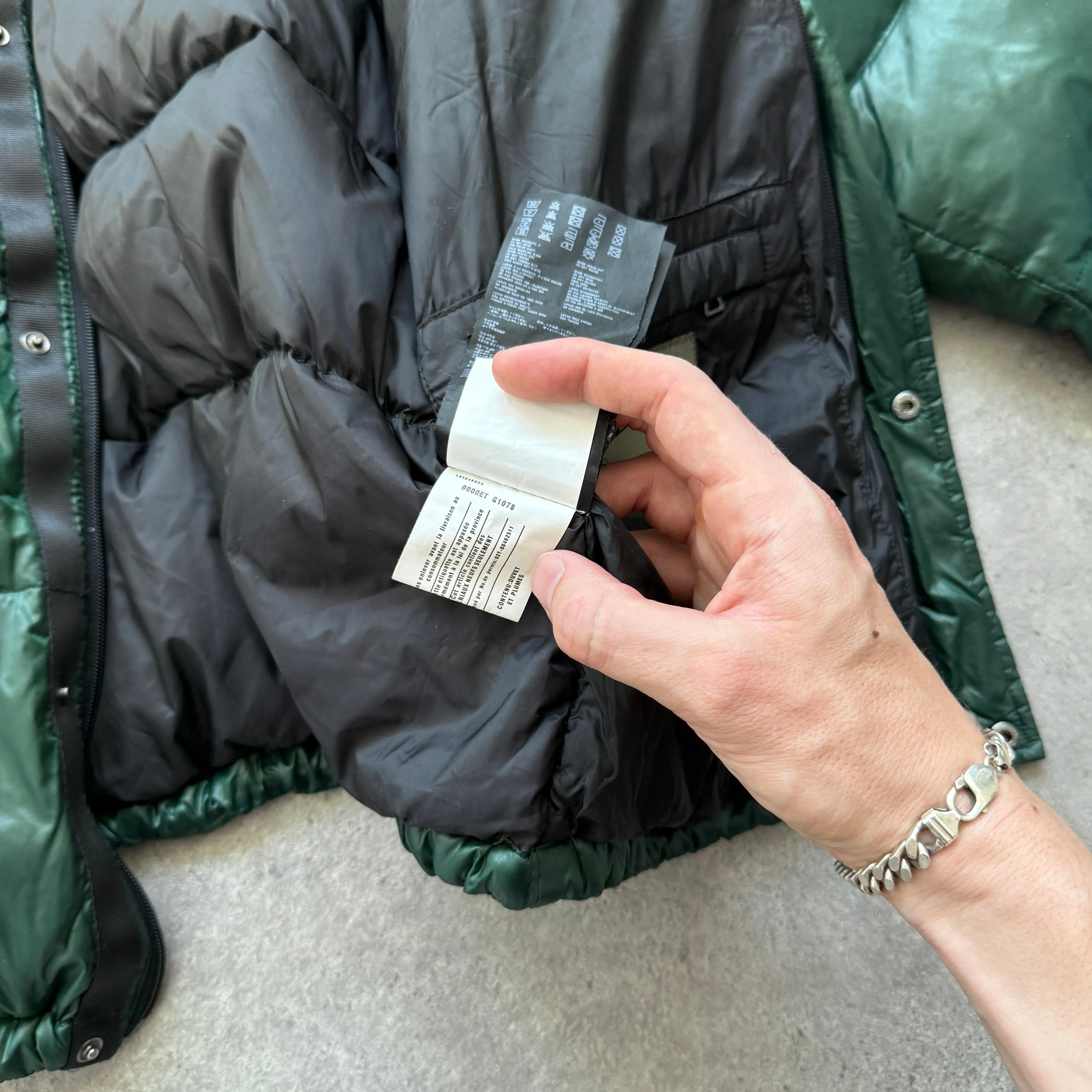 Prada Milano RARE 2011 down fill nylon technical puffer jacket (L)
