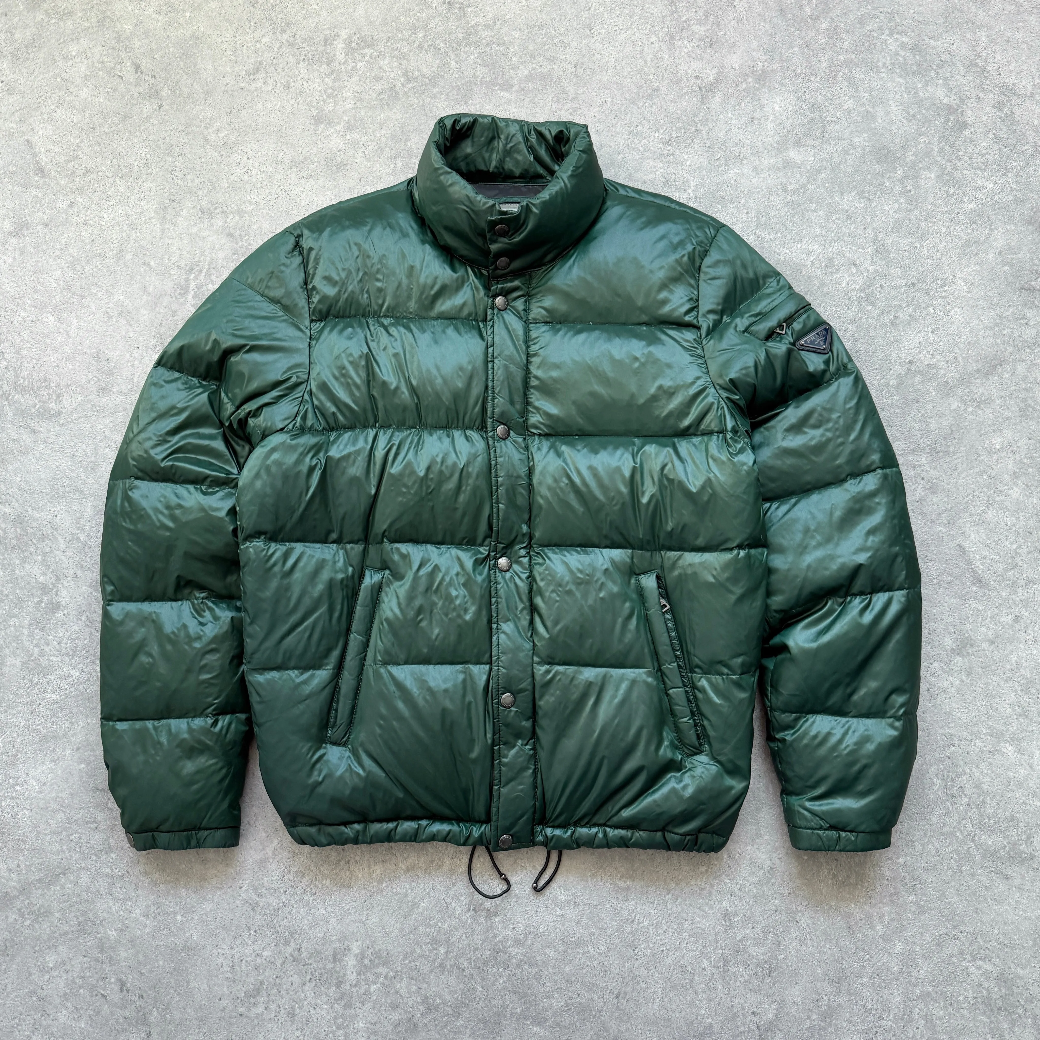 Prada Milano RARE 2011 down fill nylon technical puffer jacket (L)