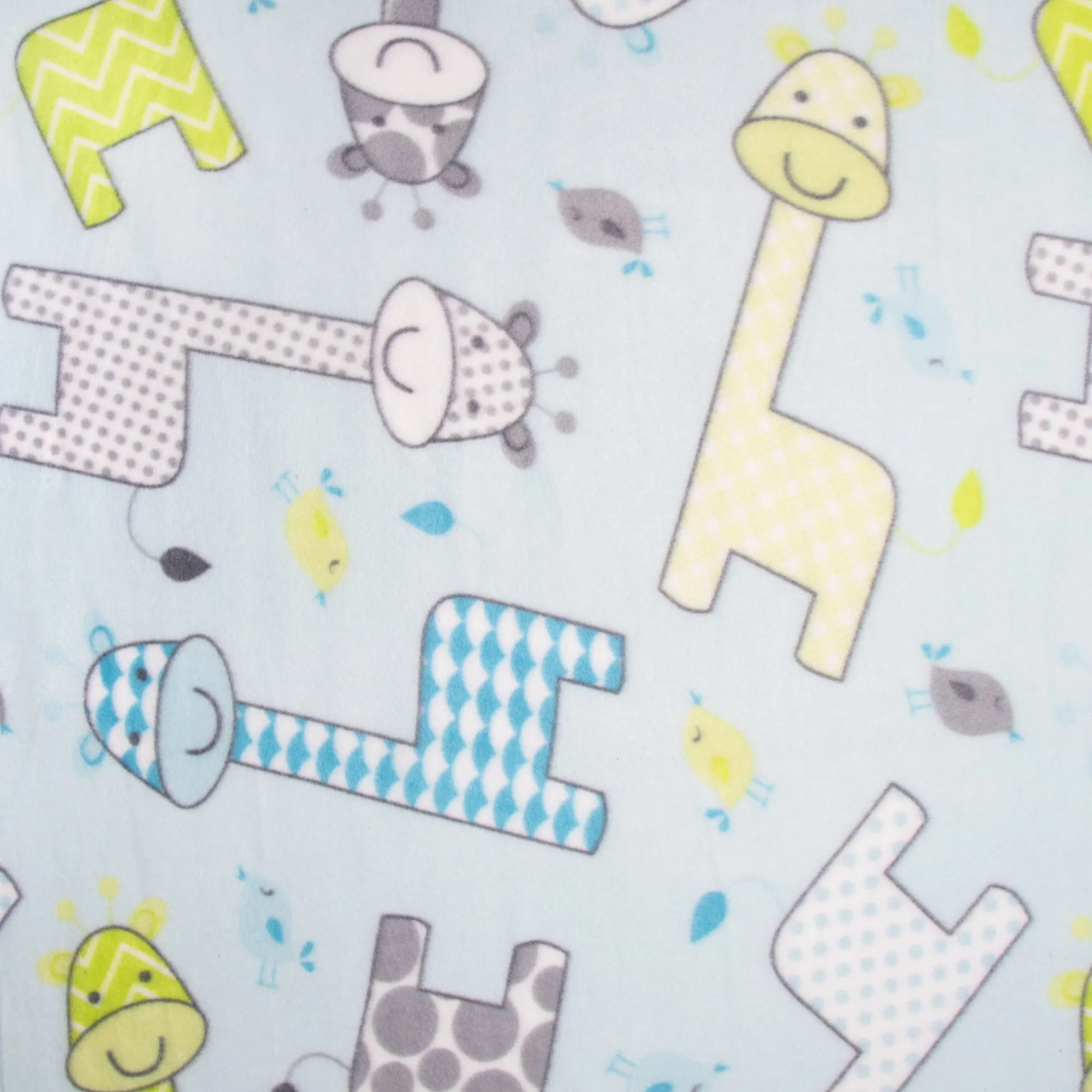Printed Polar Fleece Giraffe