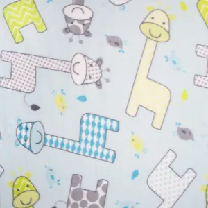 Printed Polar Fleece Giraffe