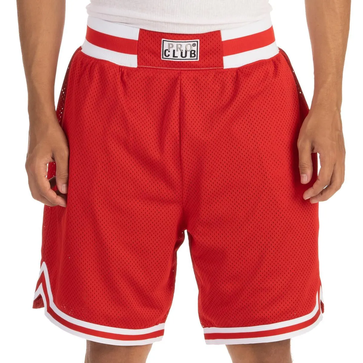 Pro Club  Classic Basketball Shorts - Red