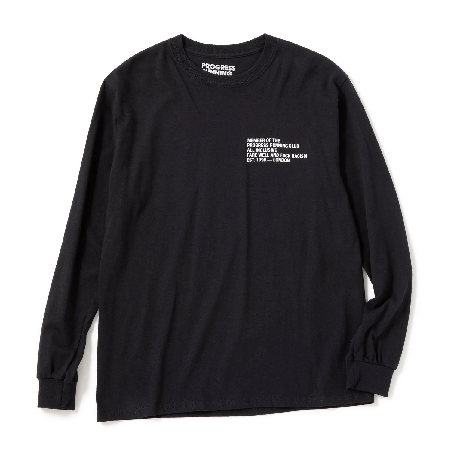PROGRESS RUNNING CLUB | プログレス ランニング クラブ　INCLUSIVE LOGO LONG SLEEVE T