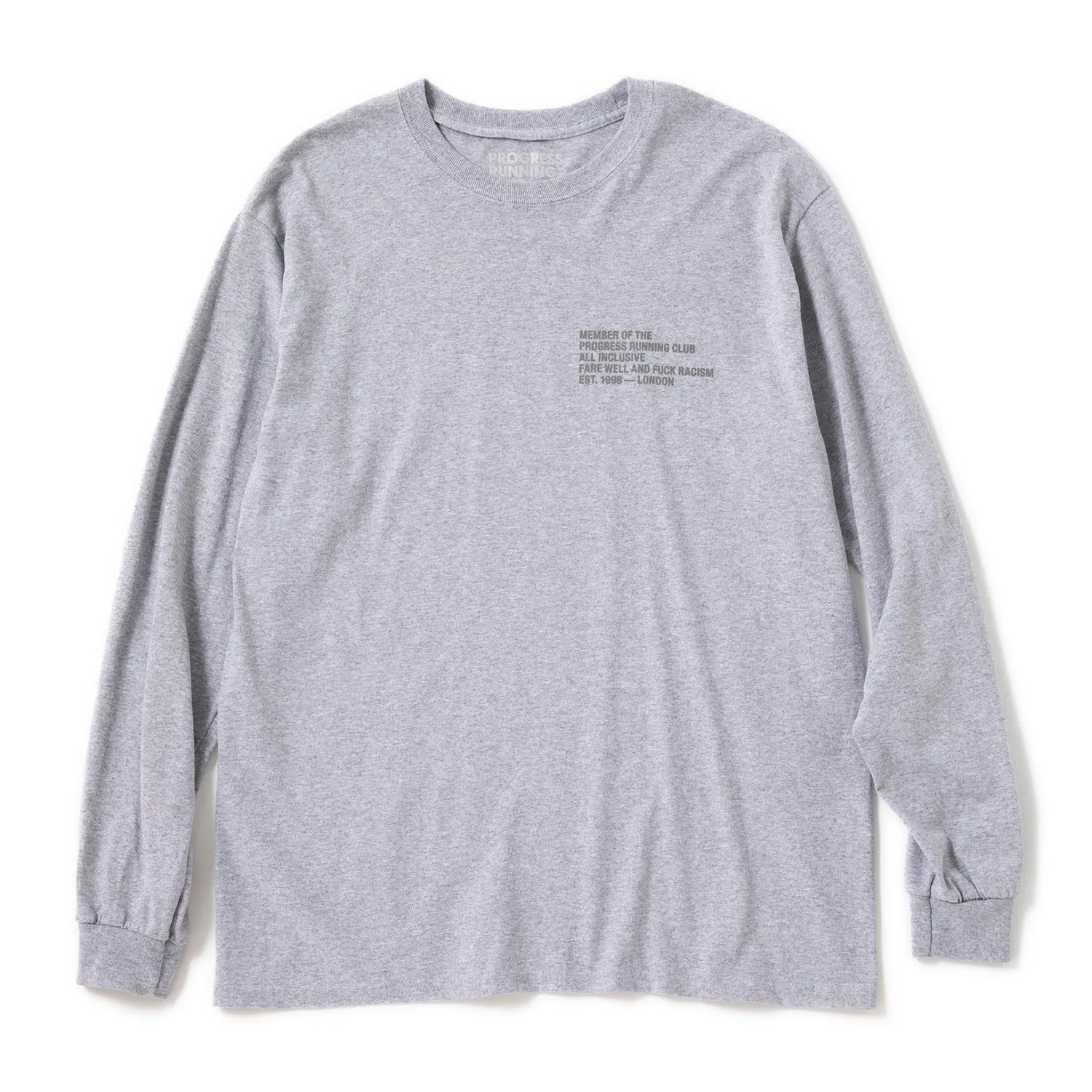 PROGRESS RUNNING CLUB | プログレス ランニング クラブ　INCLUSIVE LOGO LONG SLEEVE T