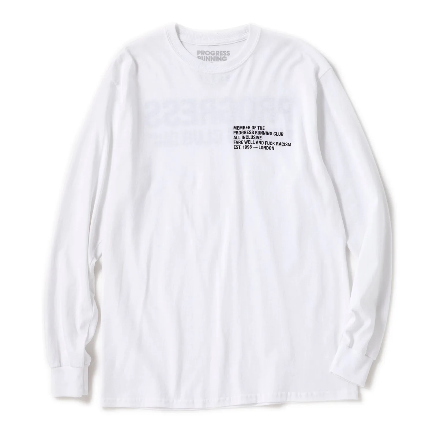 PROGRESS RUNNING CLUB | プログレス ランニング クラブ　INCLUSIVE LOGO LONG SLEEVE T