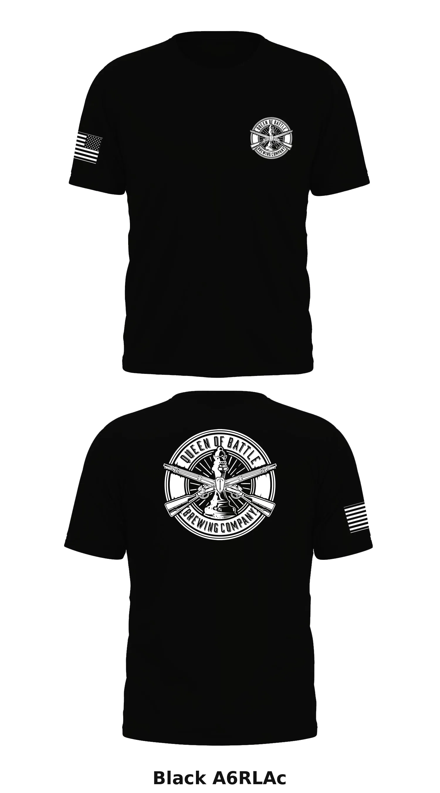 Queen of Battle Brewing Company Store 1 Core Men's SS Performance Tee - A6RLAc