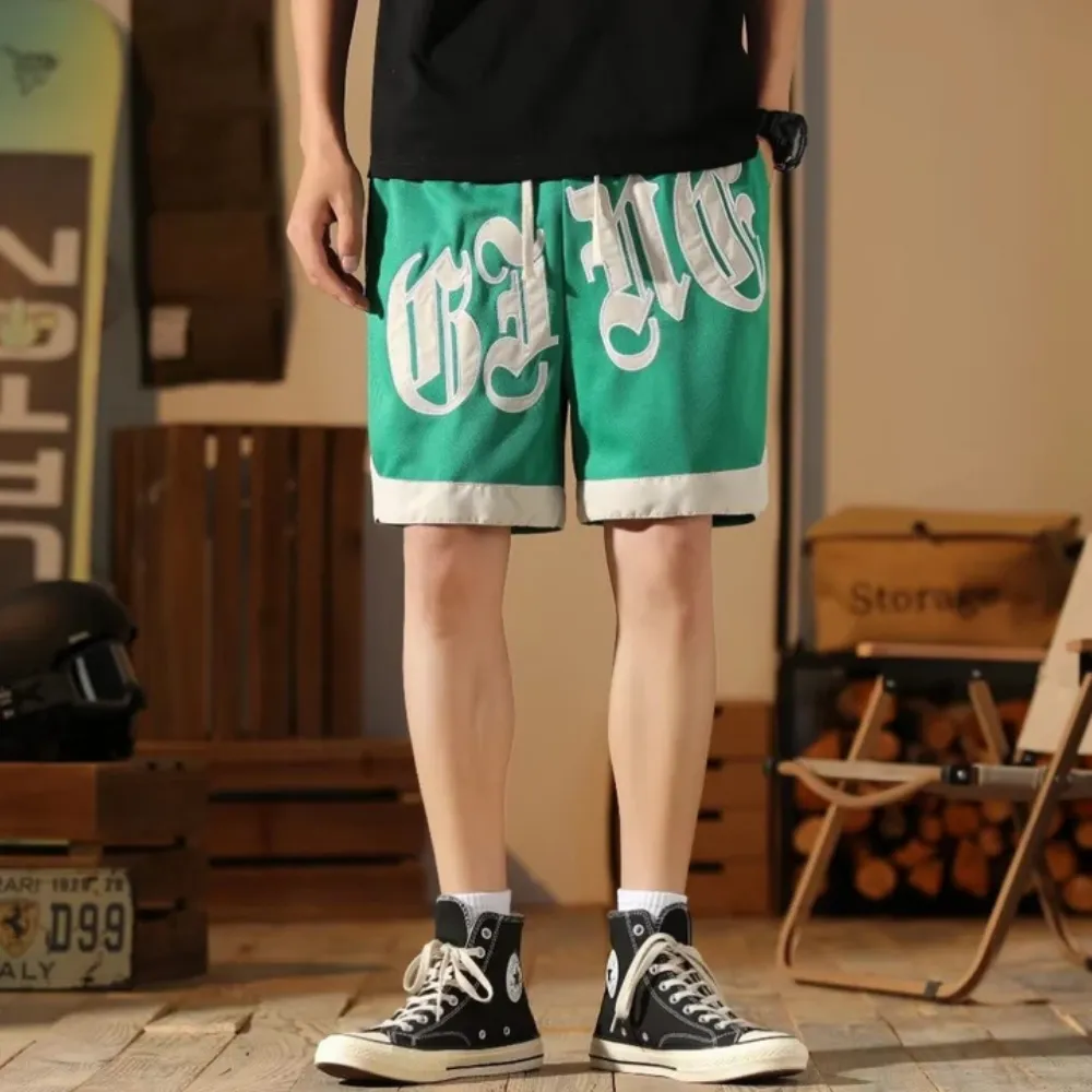 "American Patchwork Basketball" Shorts