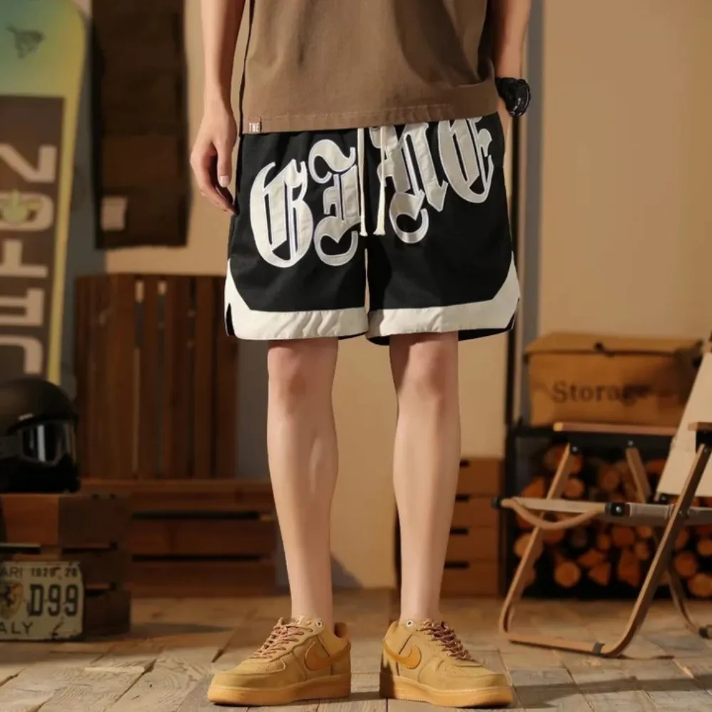 "American Patchwork Basketball" Shorts