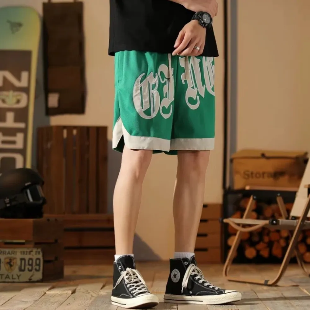 "American Patchwork Basketball" Shorts