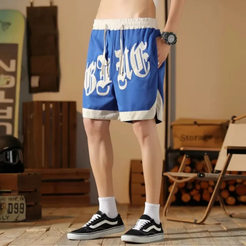 "American Patchwork Basketball" Shorts