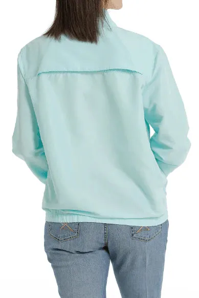 "Bonnie" Windbreaker Pullover Womens Cinch