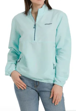"Bonnie" Windbreaker Pullover Womens Cinch