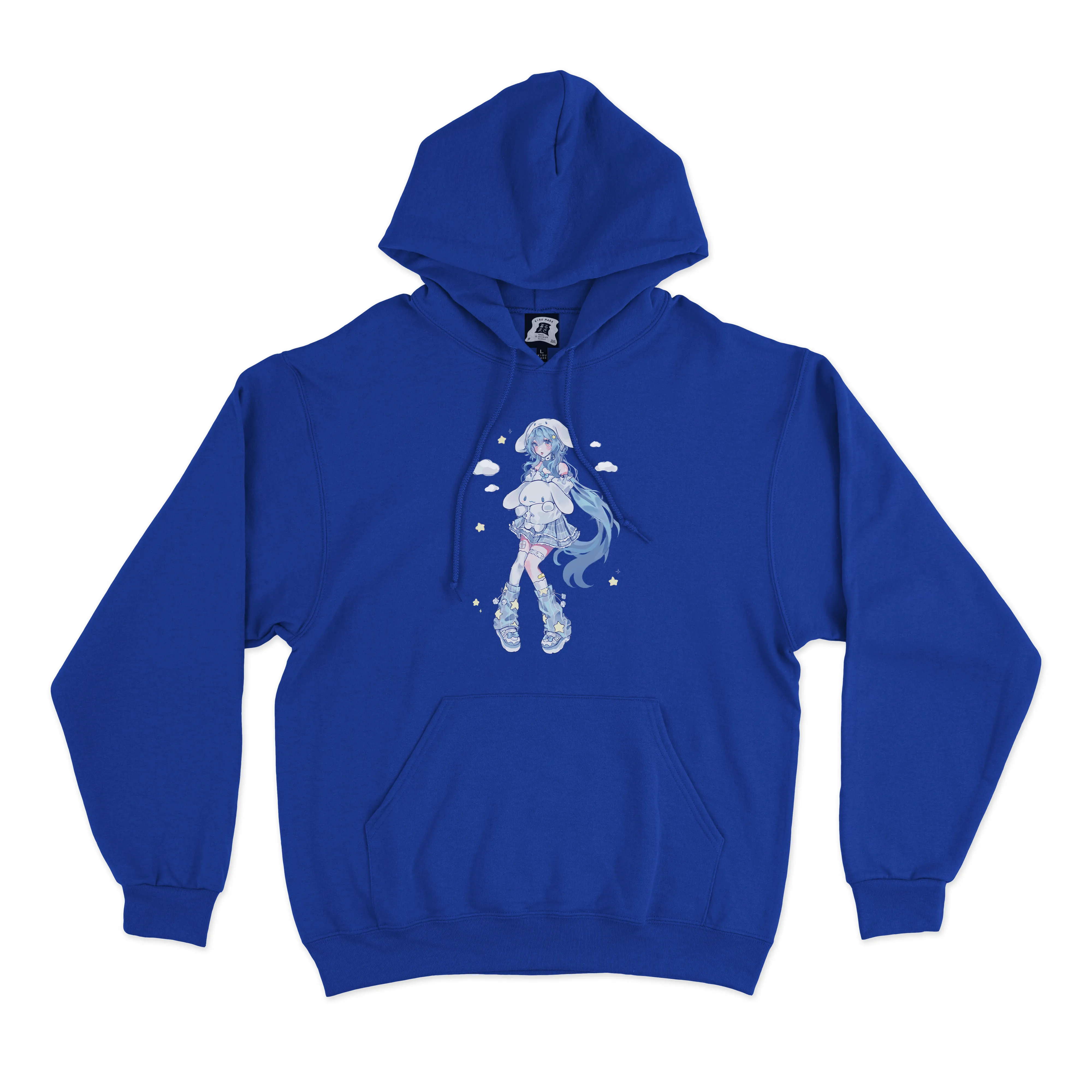 "Cinna" Fleece Hoodie Cobalt Blue