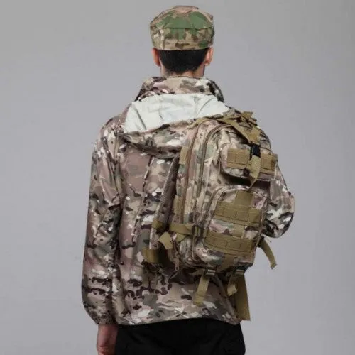 Raincoat Camo Hiking Waterproof Jacket