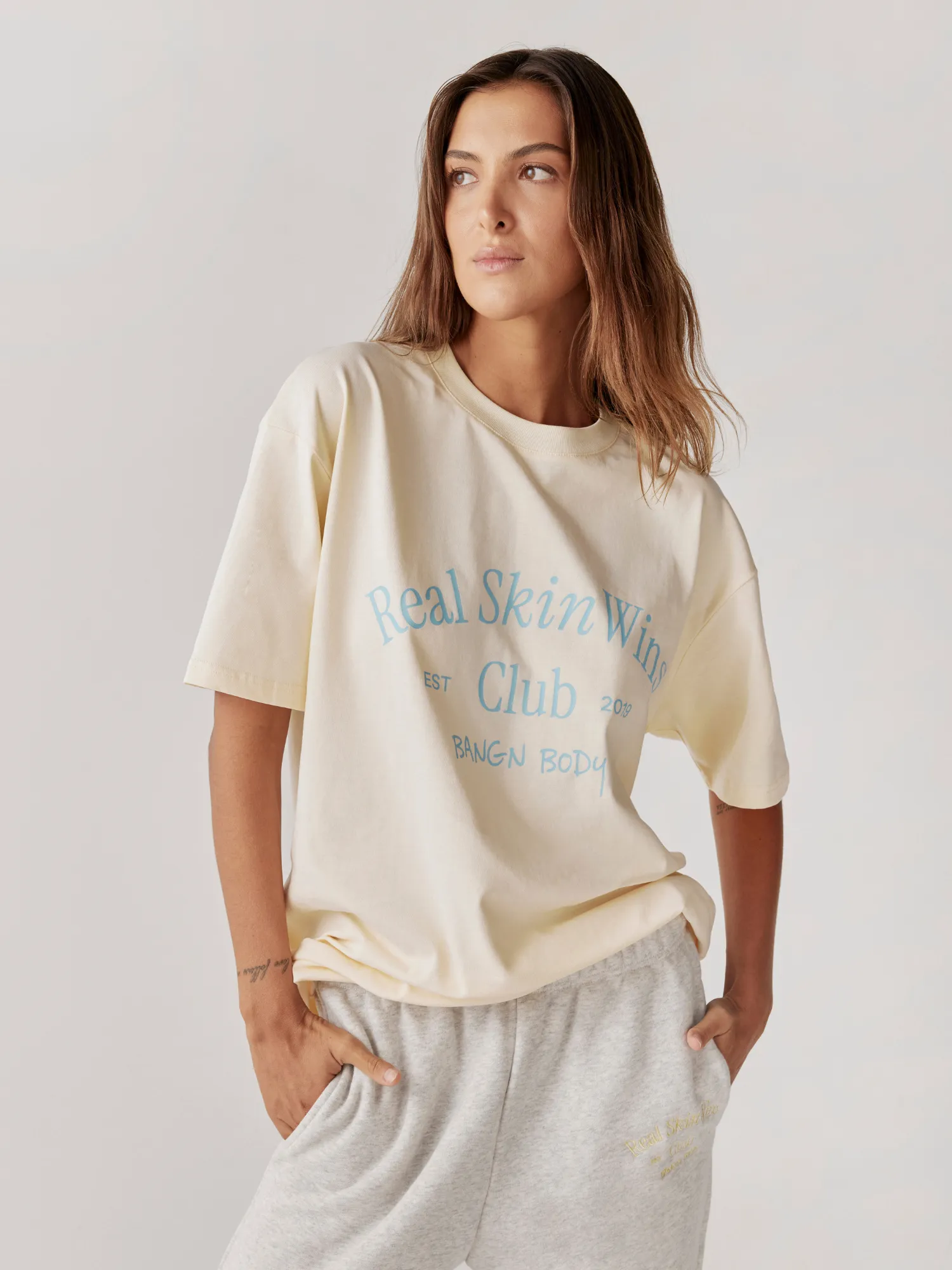 Real Skin Wins - Oversized T-shirt