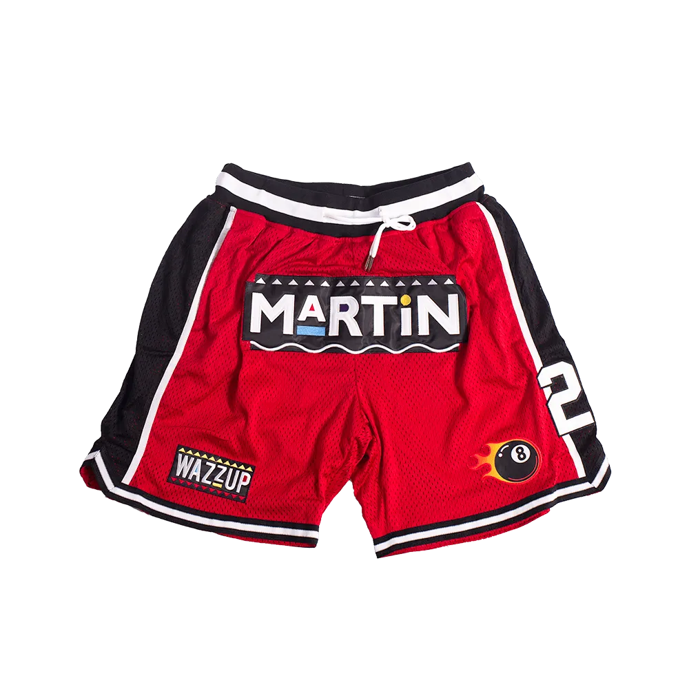 RED MARTIN BASKETBALL SHORTS
