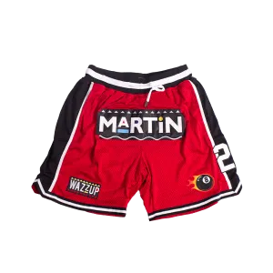 RED MARTIN BASKETBALL SHORTS