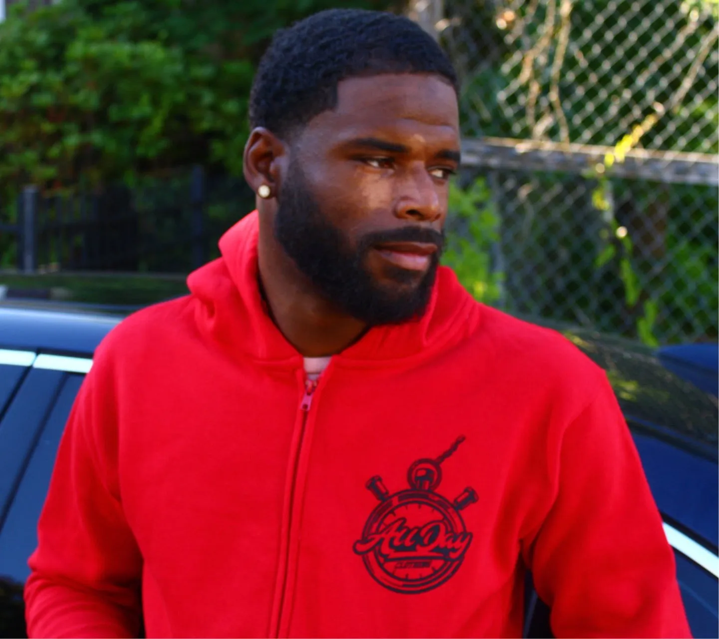 Red Zip Up Hoodie