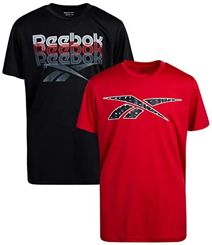 Reebok Boys' Athletic T-Shirt (2 Pack)