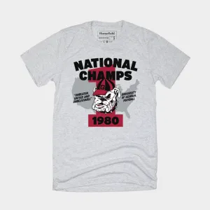 Retro Georgia 1980 National Champs T-Shirt