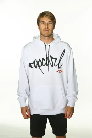 RIP SCRIPT EMBROIDERED HOODIE