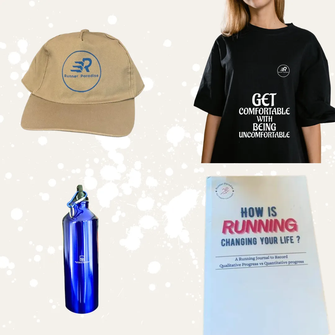 Runner Paradise Bundle: T-Shirt - Water Bottle Journal - Hat