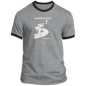 Running My Race Men’s Ringer Tee