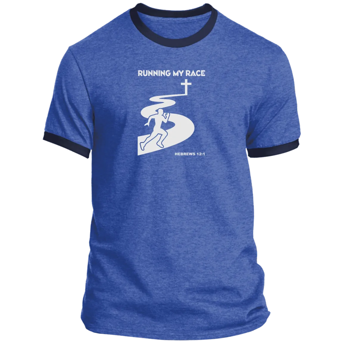 Running My Race Men’s Ringer Tee
