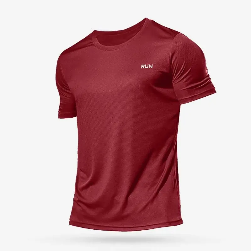 Running Shirts Soccer Shirts Men's Jersey Sportswear Mens Jogging T-Shirts Quick Dry Compression Sport T-Shirt Fitness Gym