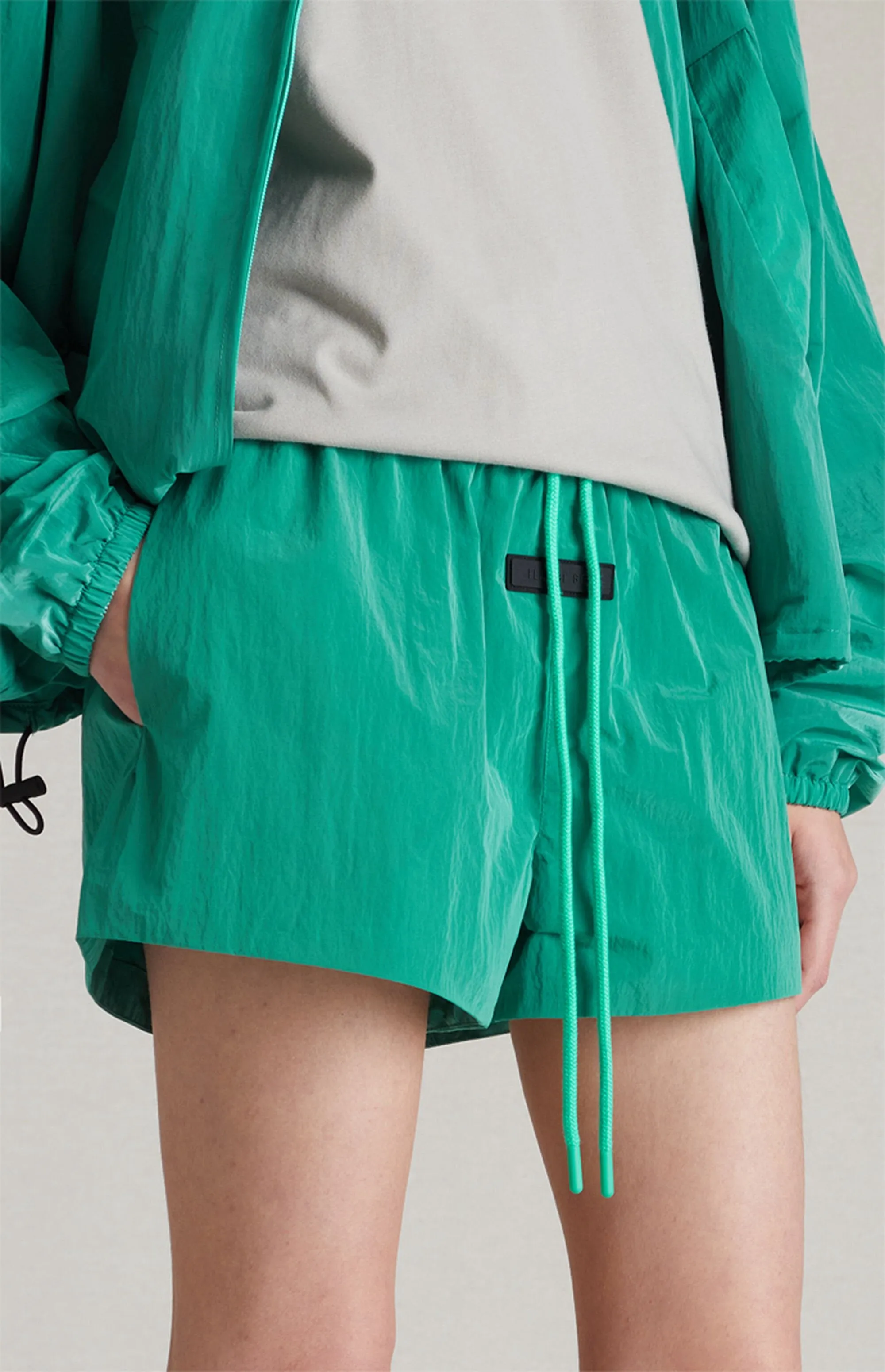 RUNNING SHORT-MINT LEAF