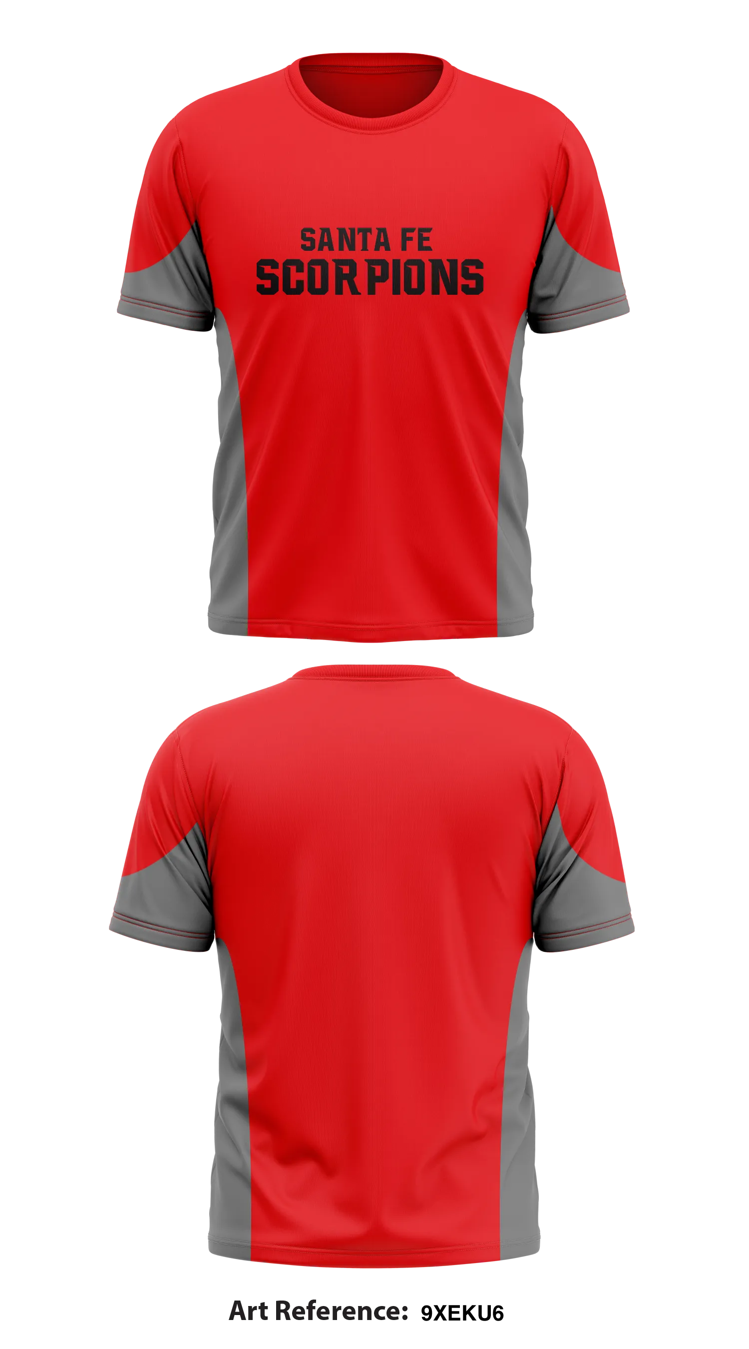Santa Fe Scorpions Store 1 Core Men's SS Performance Tee - 9XeKU6