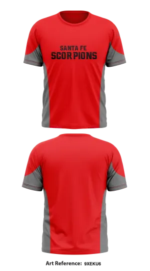 Santa Fe Scorpions Store 1 Core Men's SS Performance Tee - 9XeKU6