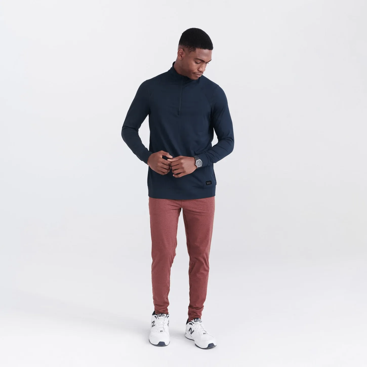 Saxx Peakdaze 1/2 Zip Hoody - Black