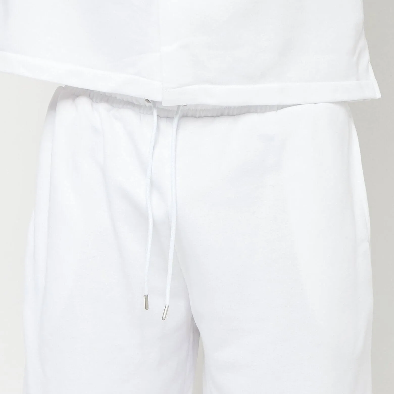 Sean John Monogram Logo Basketball Terry Shorts white/green