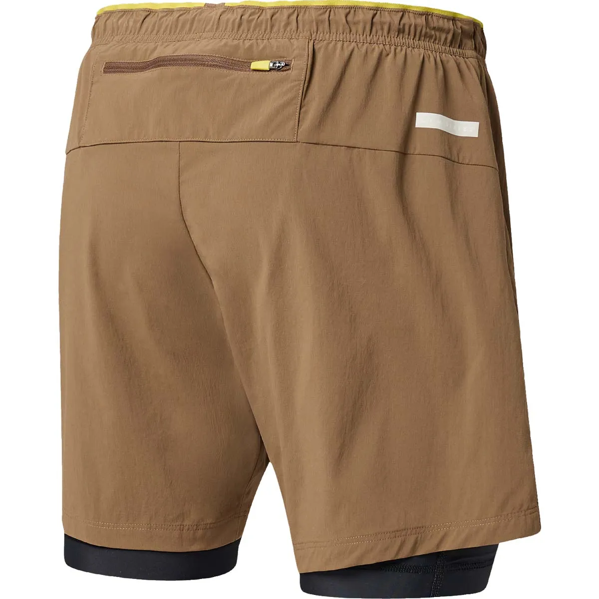 Shorts Masculino LIM Tempo Trail 2 em 1 Short Haglöfs Marrom