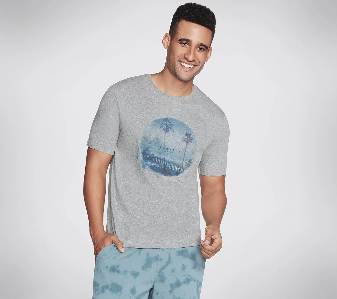 SKECHERS PIER TEE (M1TS309A-LTGY)