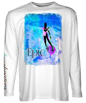 Skimboard Shirts | Epic Wrap Blue
