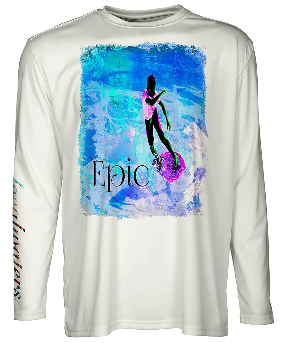 Skimboard Shirts | Epic Wrap Blue
