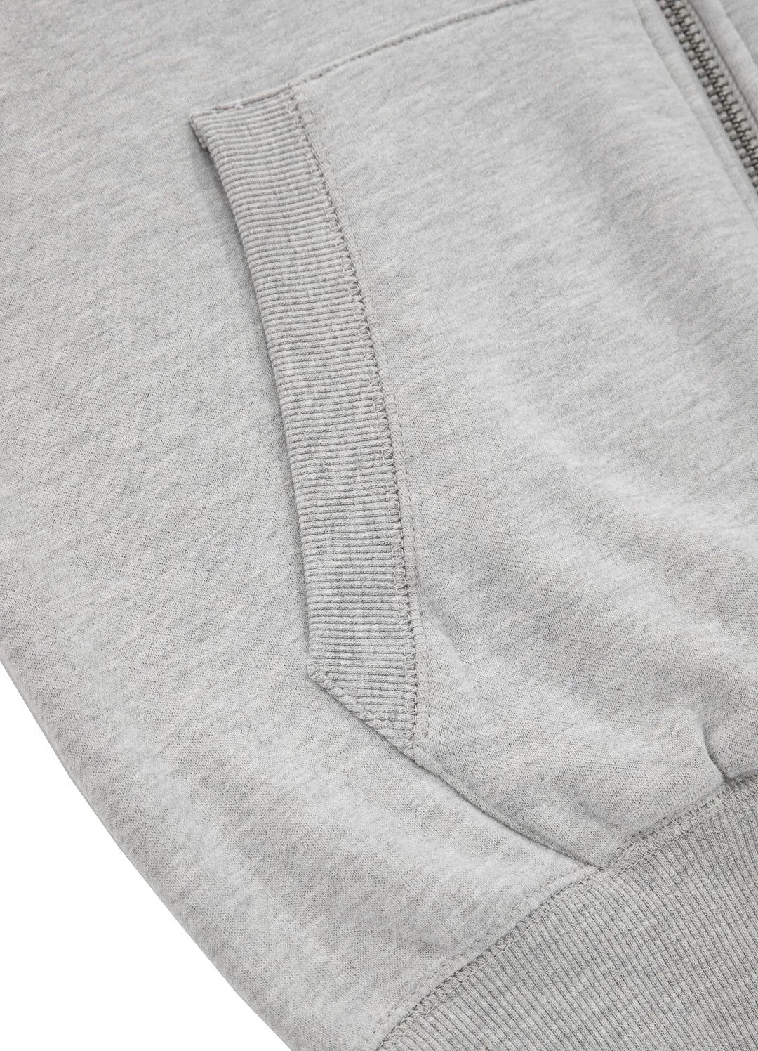 Small Logo Zip-Up Hoodie