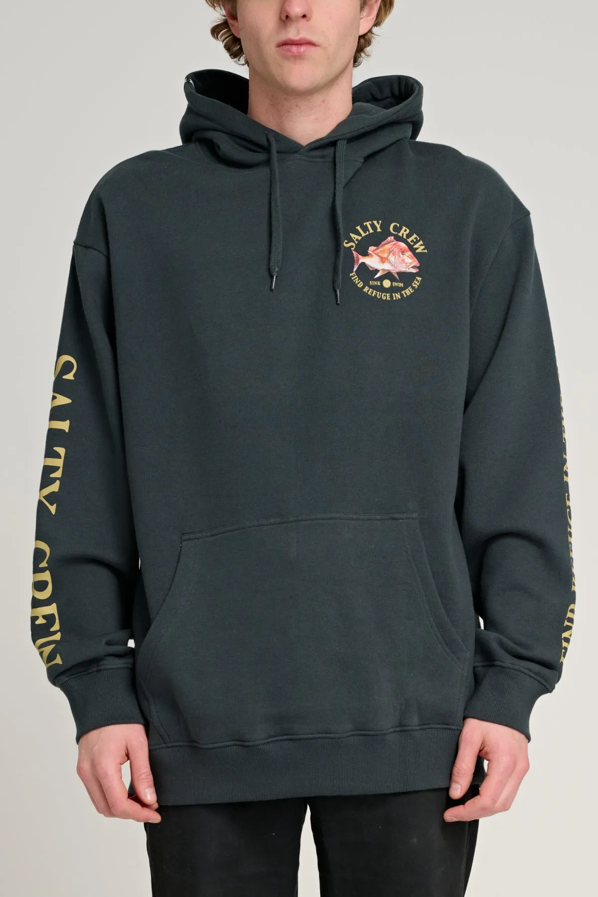 Snap Attack Pigment Hood - Coal