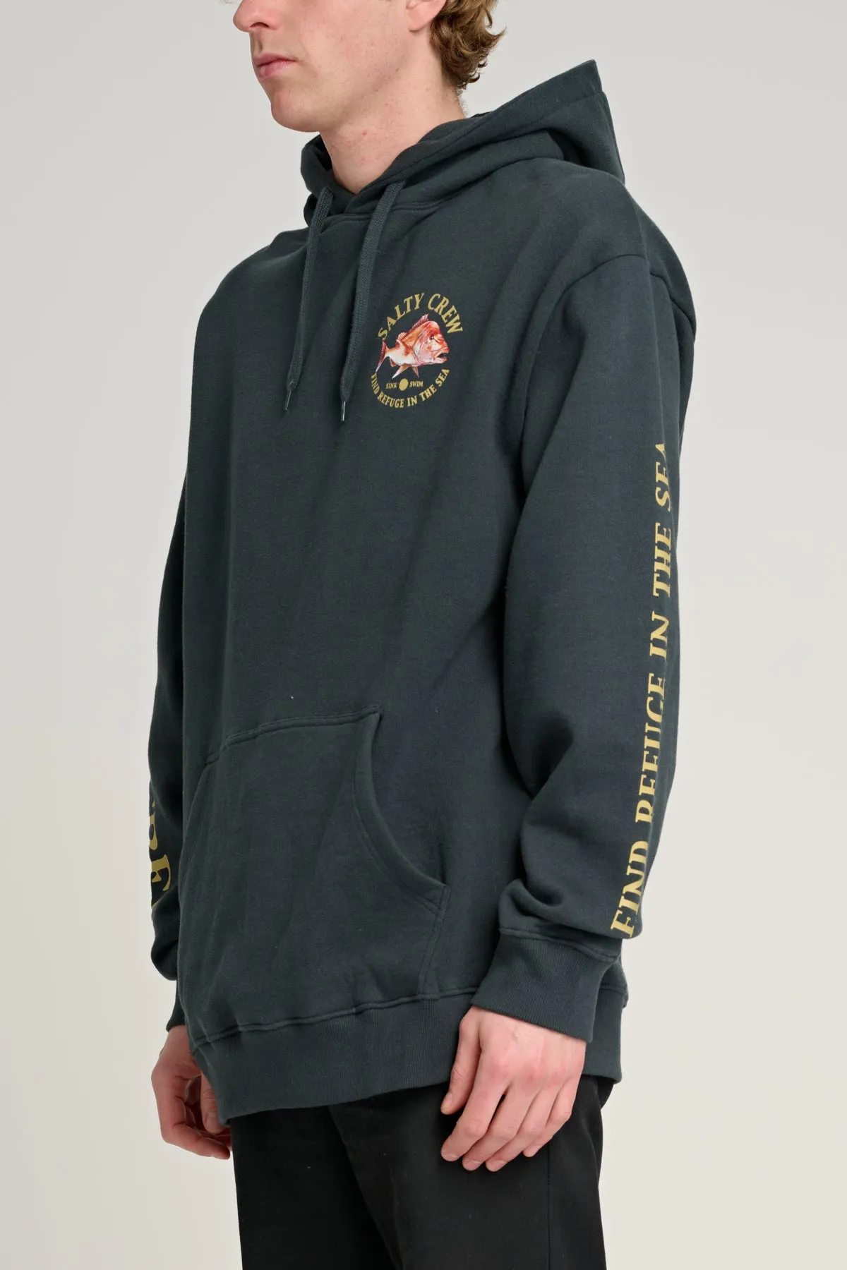 Snap Attack Pigment Hood - Coal