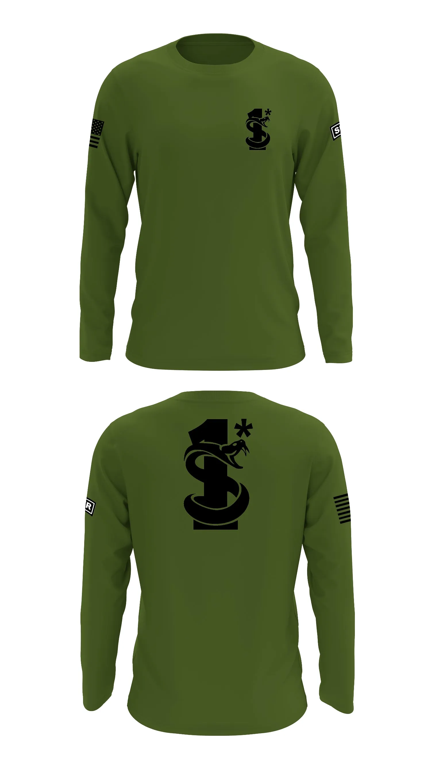 Sniper Team Store 1 Core Men's LS Performance Tee - _-r