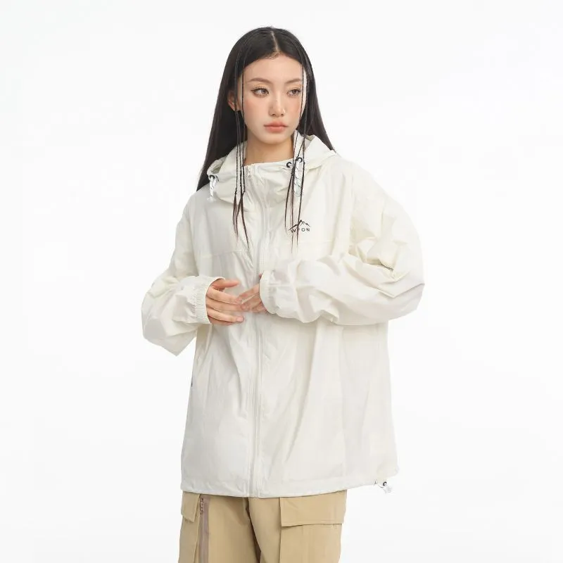Solid Color Men's Windbreaker Featuring Elastic Band Cuffs