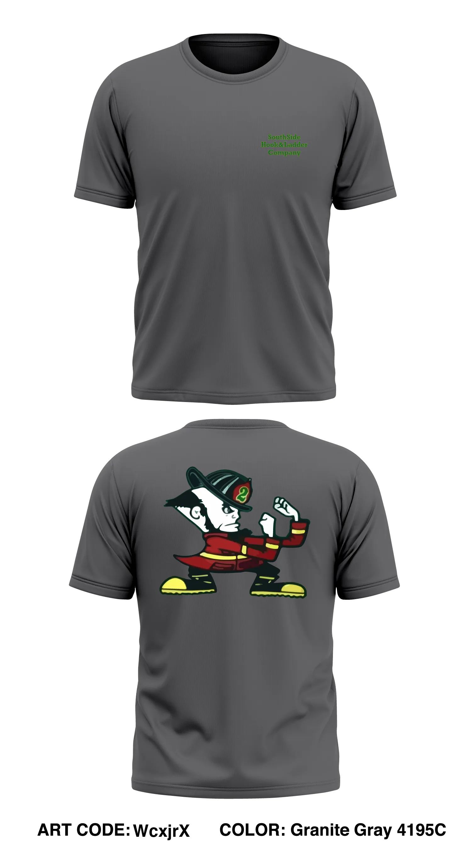 SouthSide Hook&Ladder Company No.2 Store 1 Core Men's SS Performance Tee - WcxjrX
