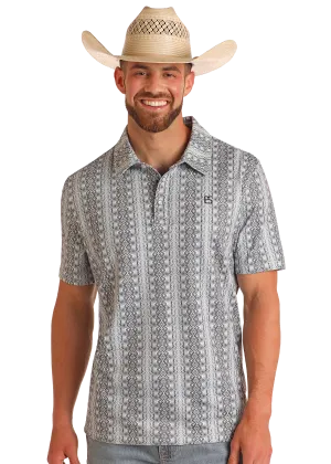 Southwest Wallpaper Print Performance Polo