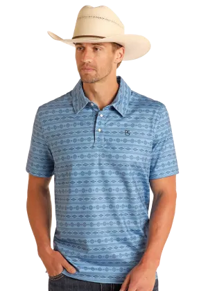 Southwestern Print Performance Polo