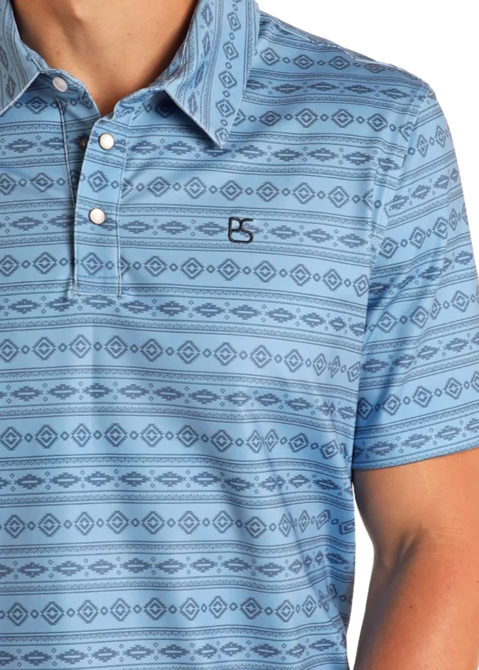 Southwestern Print Performance Polo
