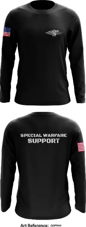 SPECIAL WARFARE SUPPORT Core Men's LS Performance Tee - QqpDav