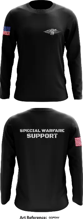 SPECIAL WARFARE SUPPORT Core Men's LS Performance Tee - QqpDav
