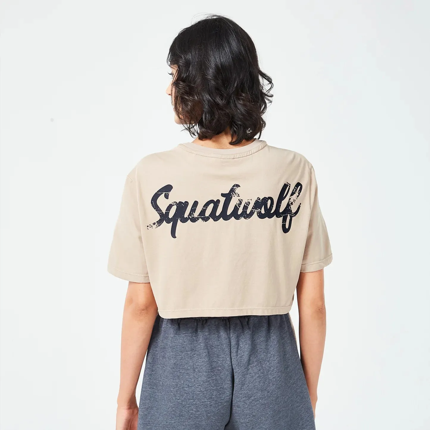 SQUATWOLF RETROGRADE CROP TEE