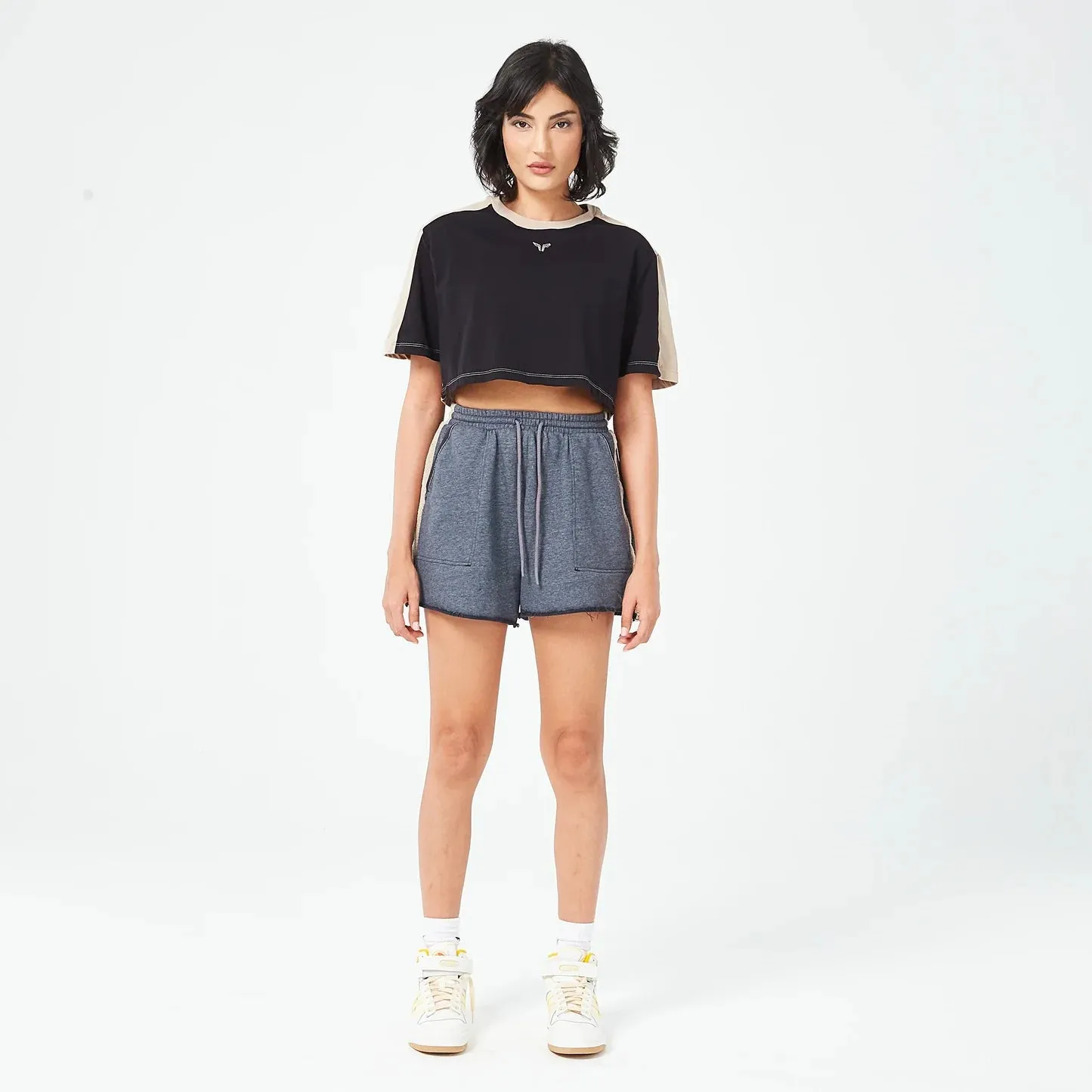 SQUATWOLF RETROGRADE CROP TEE